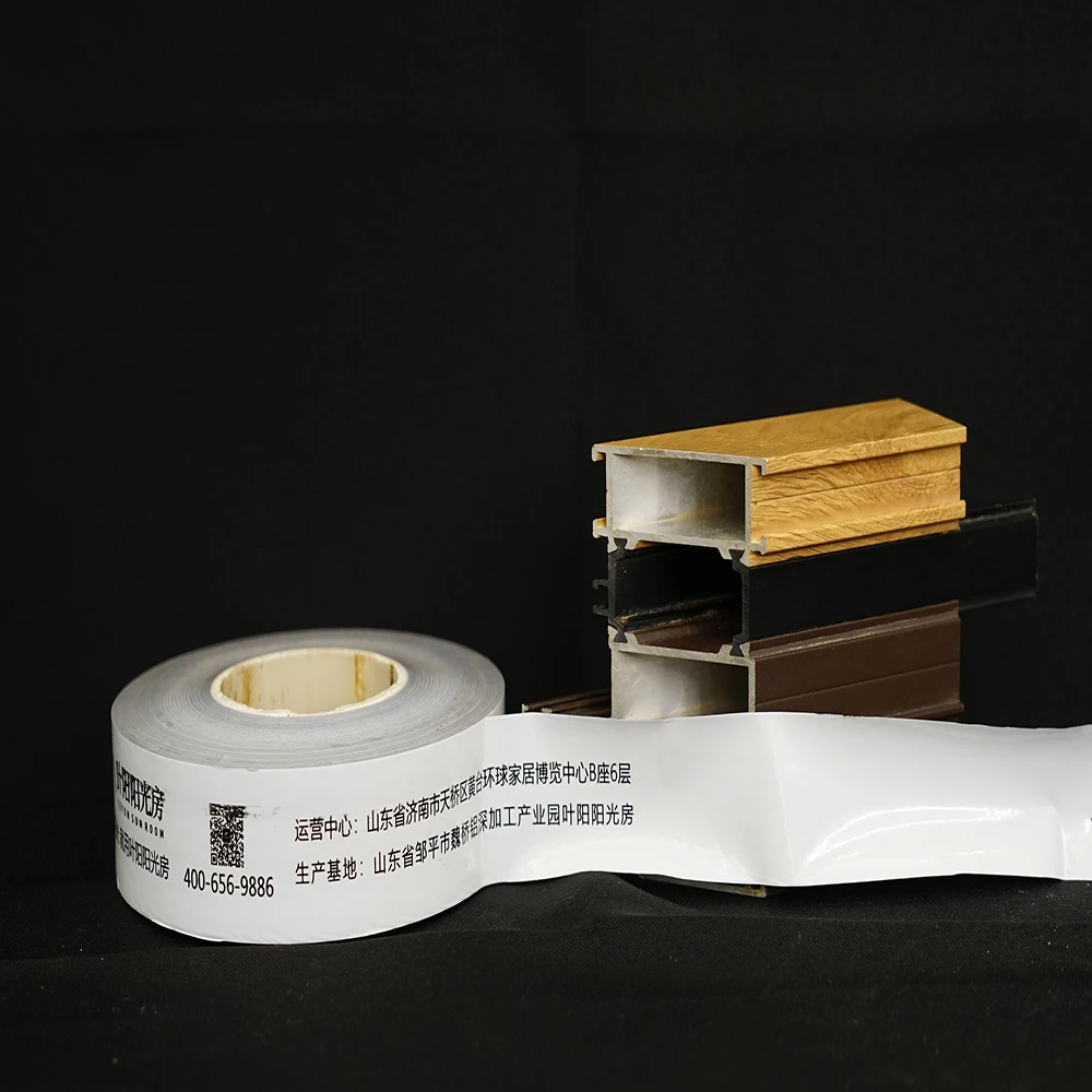 New Product Customization Pe Black And White Protective Film For Aluminium profile