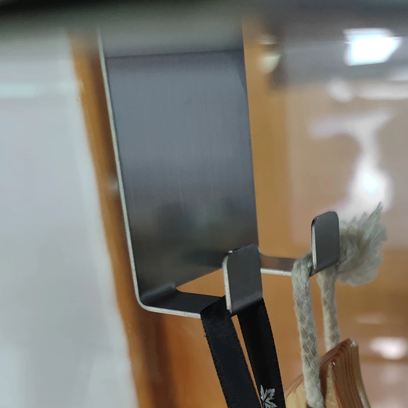 Stainless Steel bathroom shelf wall-mounted shower shelf without drilling bathroom glass shelf