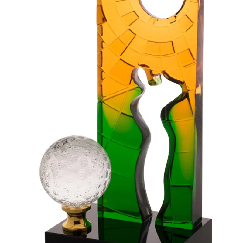 Jadevertu liuli winner award trophy for golf trophy Lead Responsibly trophy