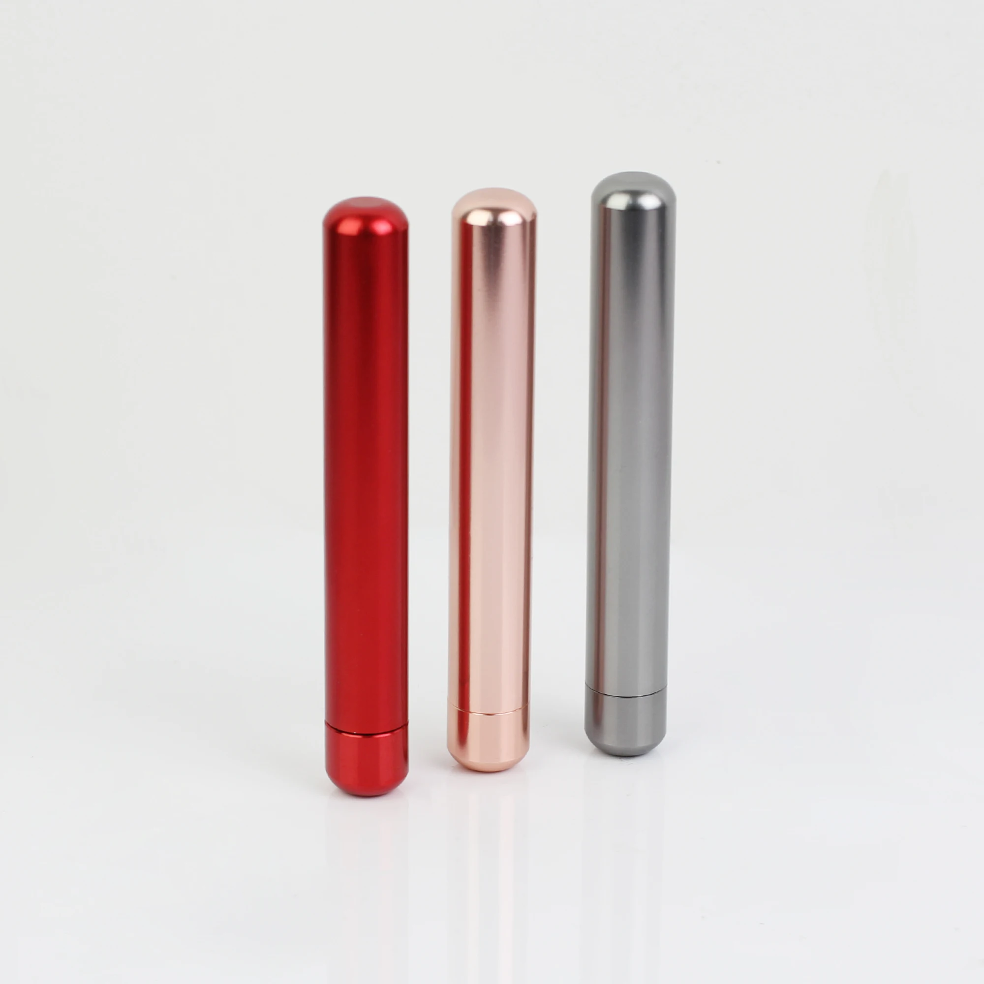 Custom logo test Tube with Aluminum Screw Cap Aluminum Alloy Cigar Tube