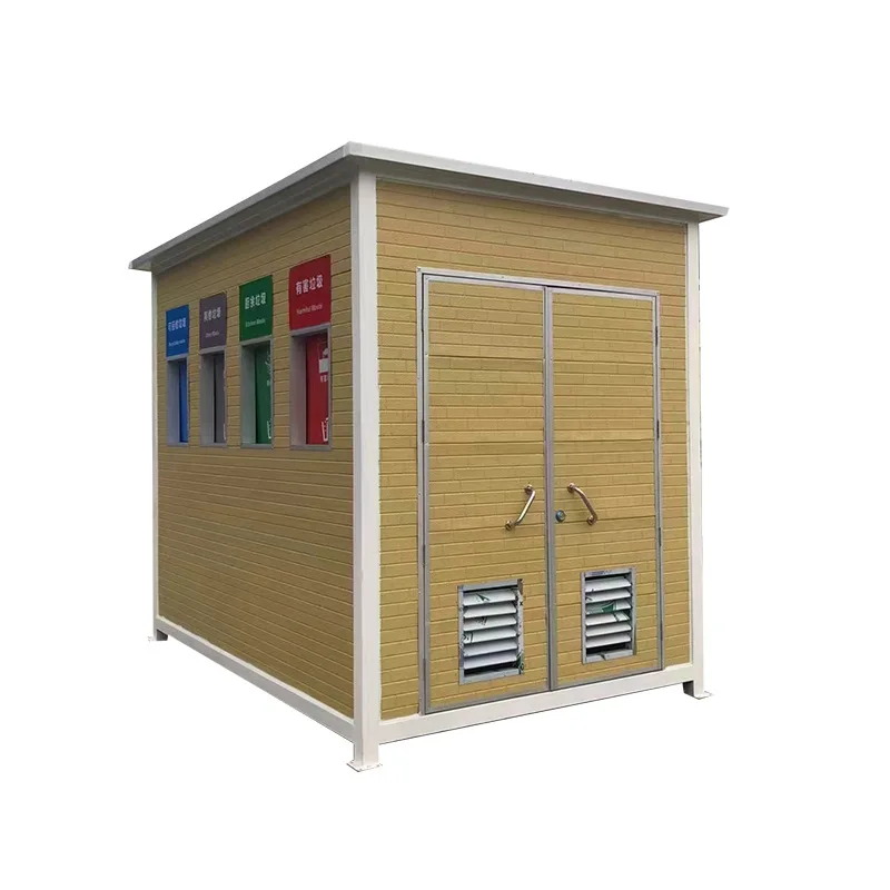 Garbage sorting kiosk