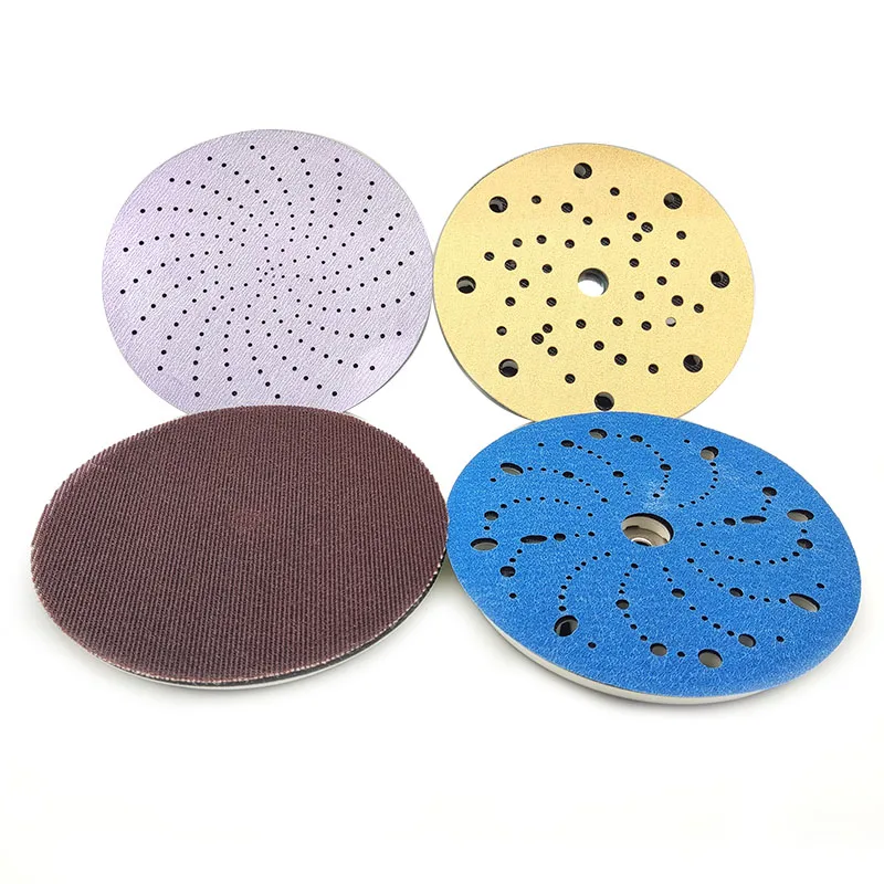 Durable 150 mm 6 inch backing pad abrasive disc for pneumatic grinding machines on sale for polishing