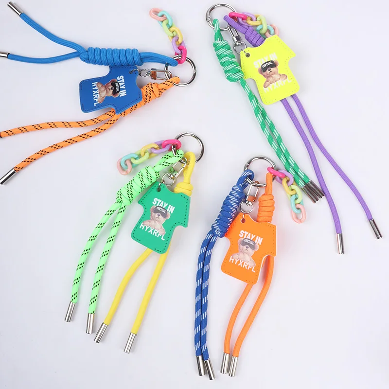 New Design DIY Bluetooth Headset Lanyard Trendy Backpack Pendant Fashion Clothing Decoration Pendant Smartphone Rope