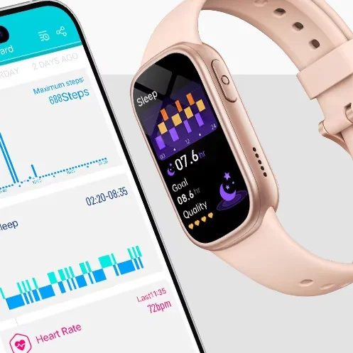 Smart Watch with Touch Display 130 Sport Modes Heart Rate Blood Waterproof Tracker for Women Men