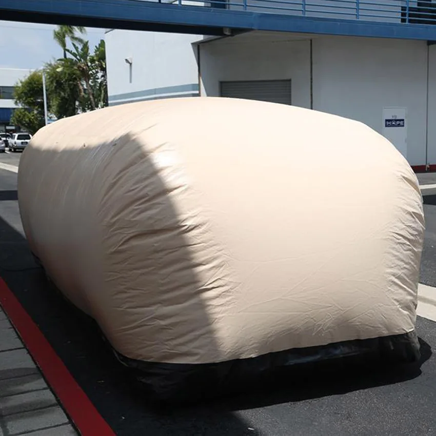 Customized Giant Car Bubble Car Flood Cover waterproof Inflatable Car Cover for Sale
