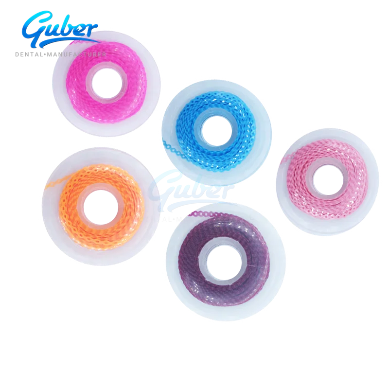 Dental Material Teeth Braces Elastic Ortodoncia Elastomeric Colorful Chains Power Chain Orthodontic in 4.5m Roll