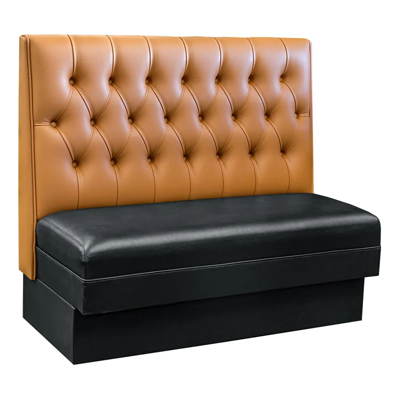Wholesale Coffee Shop Booth Sofa Double Seating Booth Sofa in Restaurant Sets