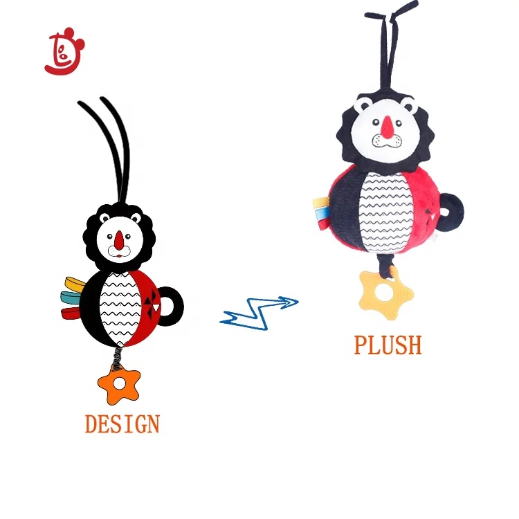 Новый дизайн, Детская вибрационная кровать, подвесная плюшевая игрушка с мультяшным животным, детская коляска, подвесная плюшевая игрушка