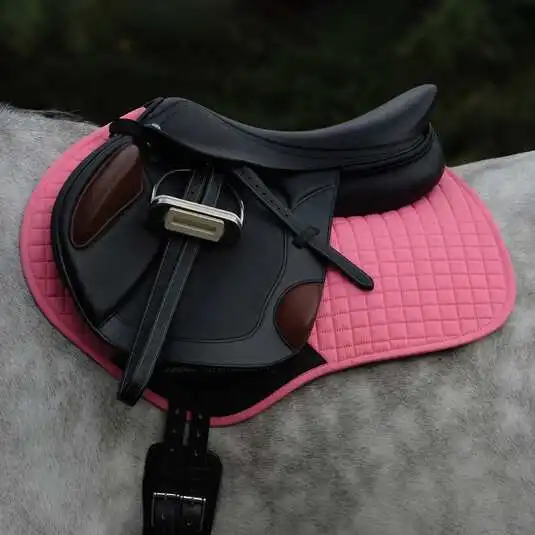 Jumping Pad Horse Blanket Customize fabric and shape of Saddle pad