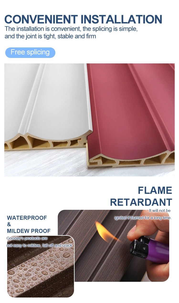 New modeling wall panel black luxury style, European and American simple style pvc film wall zero formaldehyde environmental