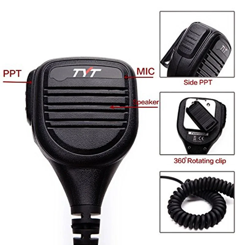 MD-UV380 GPS TYT Walkie Talkie Dual Band Digital Radio Dual Time Slot Tier 2 Two Way Radio