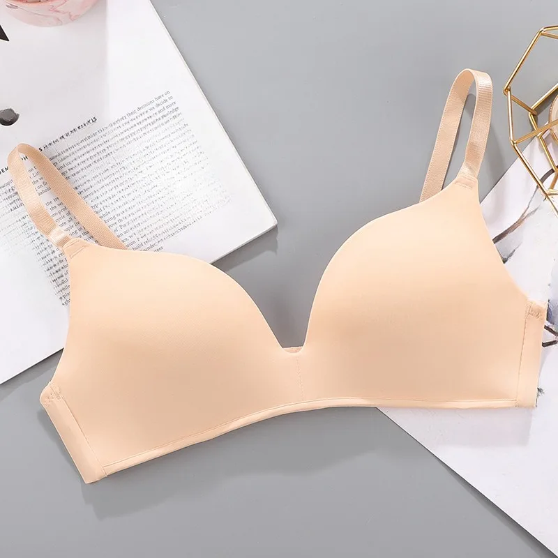Drop shipping sexy Girls Fashion Simple Solid Color Push Up sport seamless hot women s sports bra suppliers