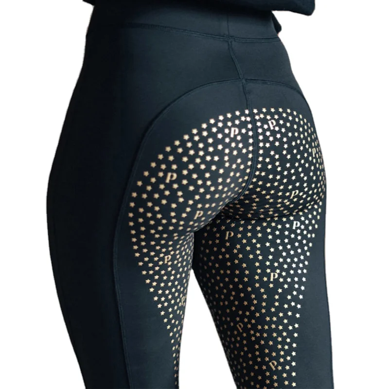 Полноразмерные силиконовые Легинсы SF с принтом для конного спорта, плотные легинсы для верховой езды, Нескользящие силиконовые Легинсы Jodphur