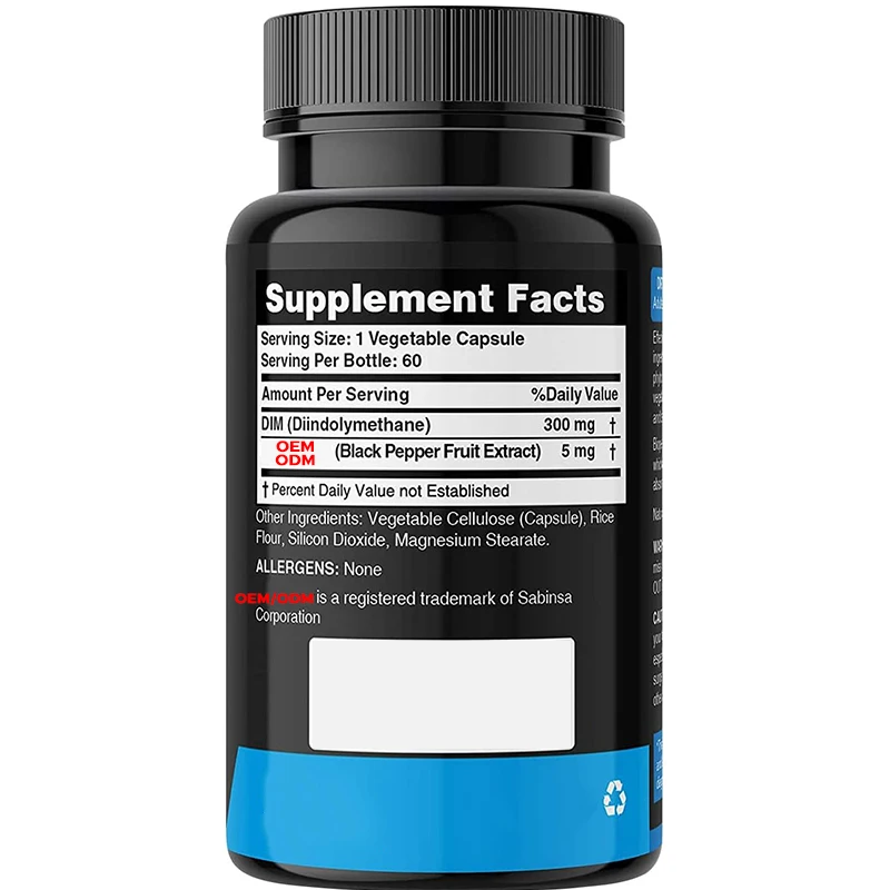 Dim Supplement Estrogen Balance, Metabolism DIM Supplement for Men & Women,Hormone Menopause Relief Capsules