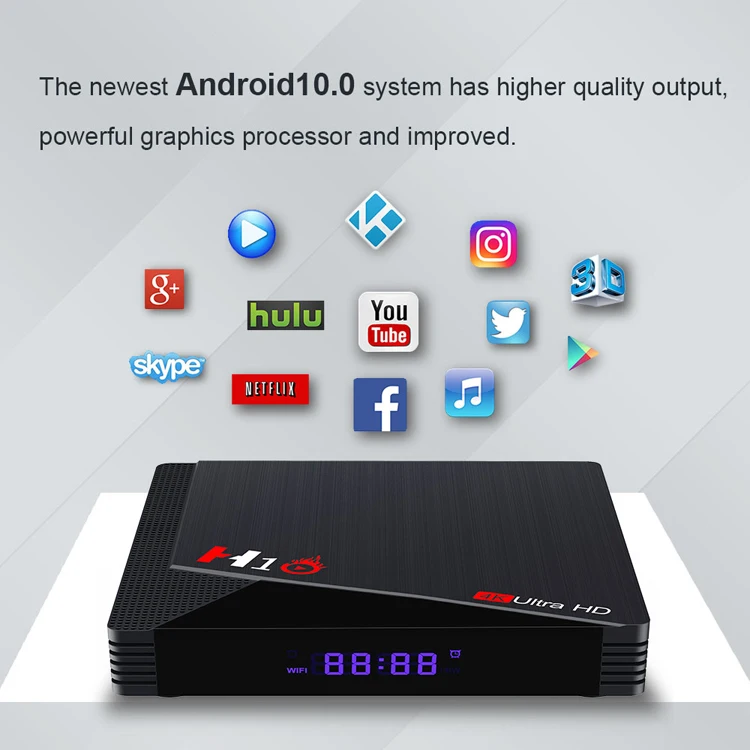Дешевая фабрика Android 10 0 Smart Tv Box H10 H616 2 Гб 16 ТВ-приставка Wi-Fi Лидер продаж медиаплеер мини-приставка