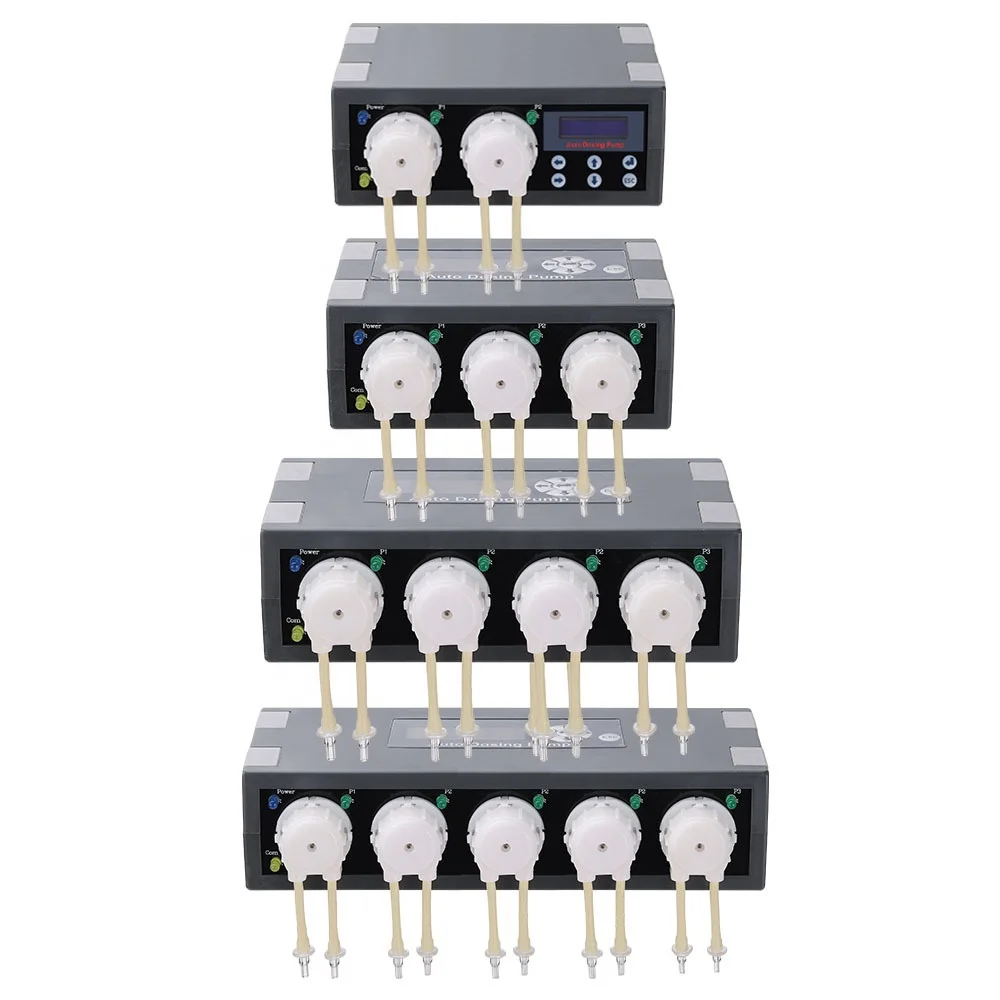 Auto Dosing Pump Automatic Water Pump Doser Balling Aquarium Marine Reef Titration System Peristaltic Pump