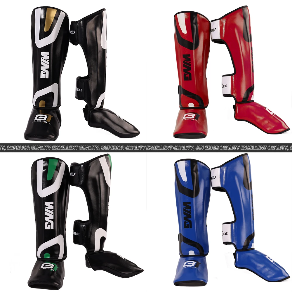 2023 boxing shin guard combat training Shin Instep Ankle Protector MMA Muay Thai Training Leg Warmers Light Kicking Shin Pads