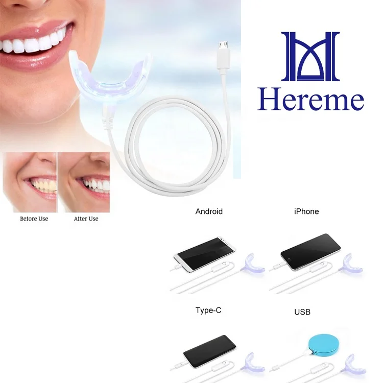 Heremefiller Подлинная гарантия отбеливания зубов портативный прибор для чистки