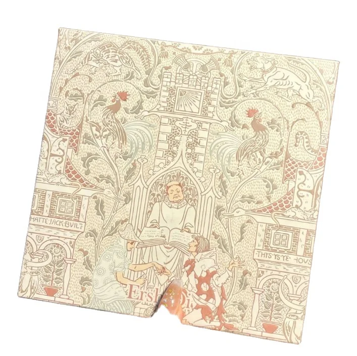 Small Moq  OEM/ODM Long-wearing  Proof water  highlighter  Chinese style  Dunhuang murals Eyeshadow Palette with Brush