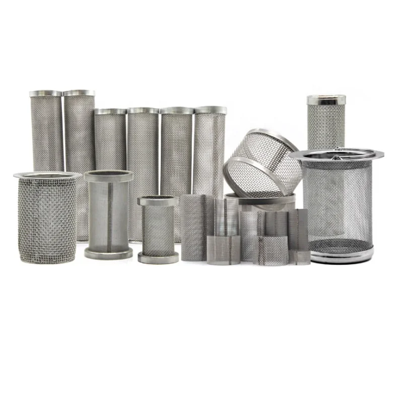 Factory price stainless steel perforated filter tube/perforated pipe/metal cylinder cover stamping pipe strainer,pipe filter