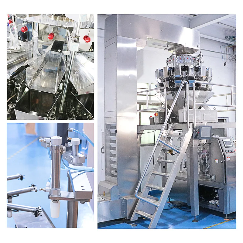 Multihead Weigher Pet Food Doypack Packing Premade Bag Dog Grain Dry Nuts Peanuts Packing Machine