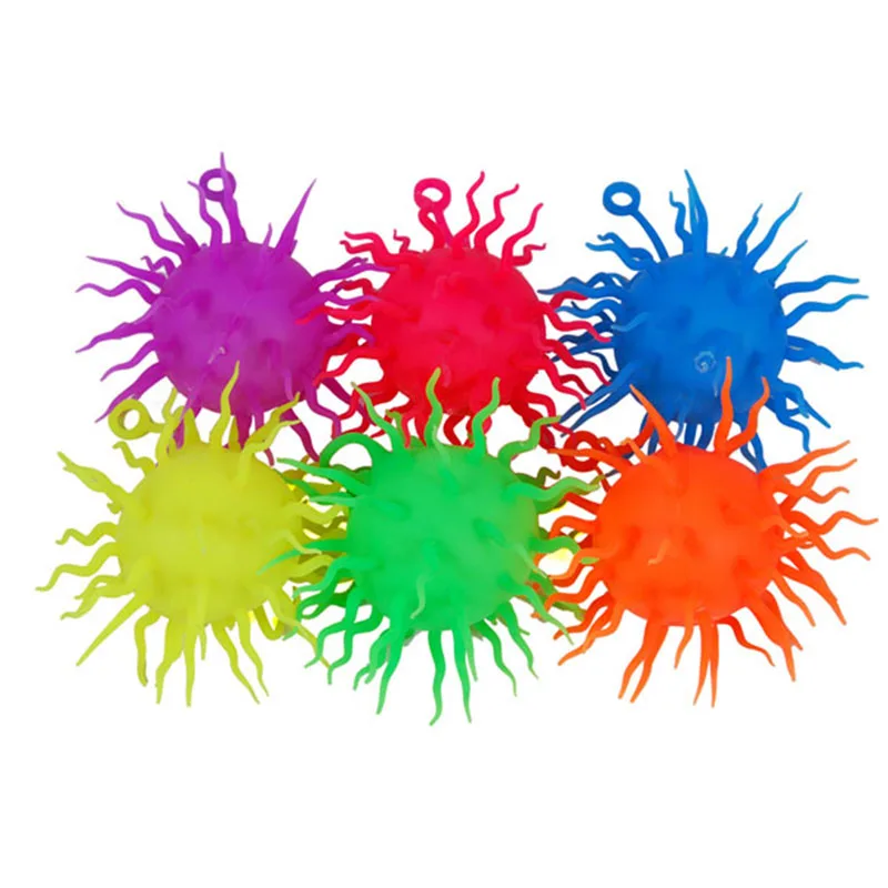 Non-toxic Custom Logo Decompression Squishy Antistress Pig YoYo Puffer Ball For ADHD