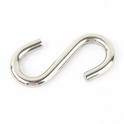 Heavy Duty S Hook for Hanging Hammock Stand Swing Plants Working Load Limit 150 Lbs, 2.5 Inch Long 5/16 Inch Thick Strong Hooks