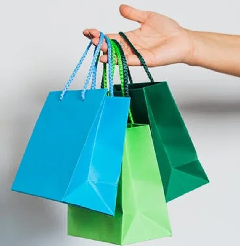 Machines making kraft paper bag wholesale kraft food packing bag with handle