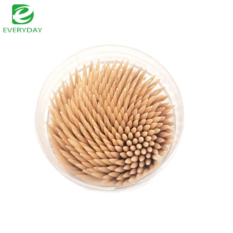 Дешевая индивидуальная одноразовая деревянная зубочистка из березы на заказ