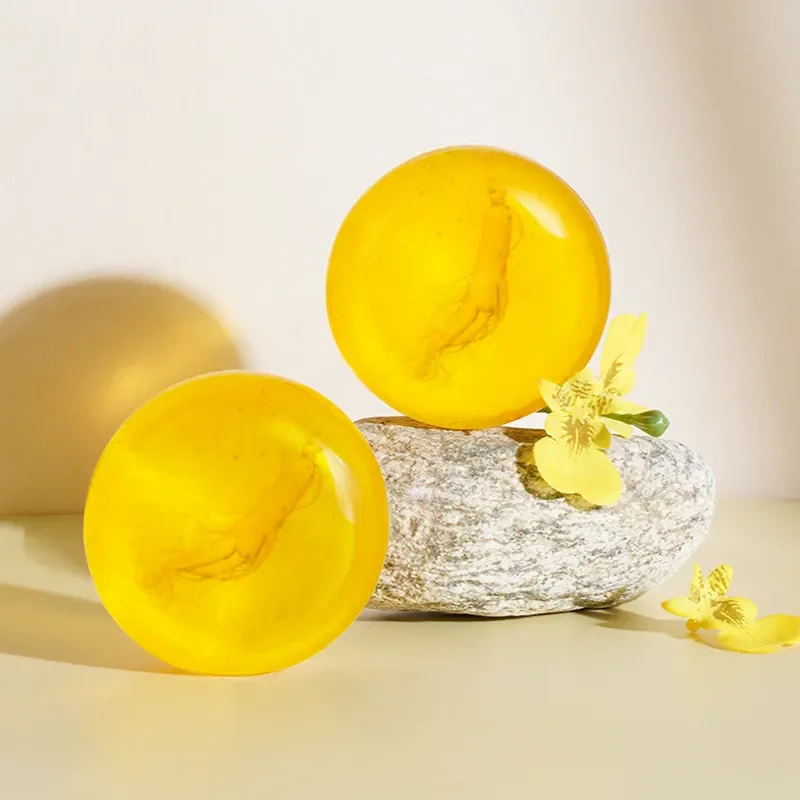 100 g Handmade Soap Ginseng Soap Herbal Oil Whitening Face Body Home Use Soap