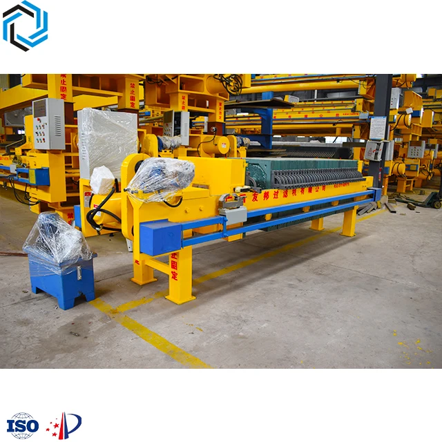 Small sludge sewage treatment equipment automatic mud 100 square van filter press automatic plate frame
