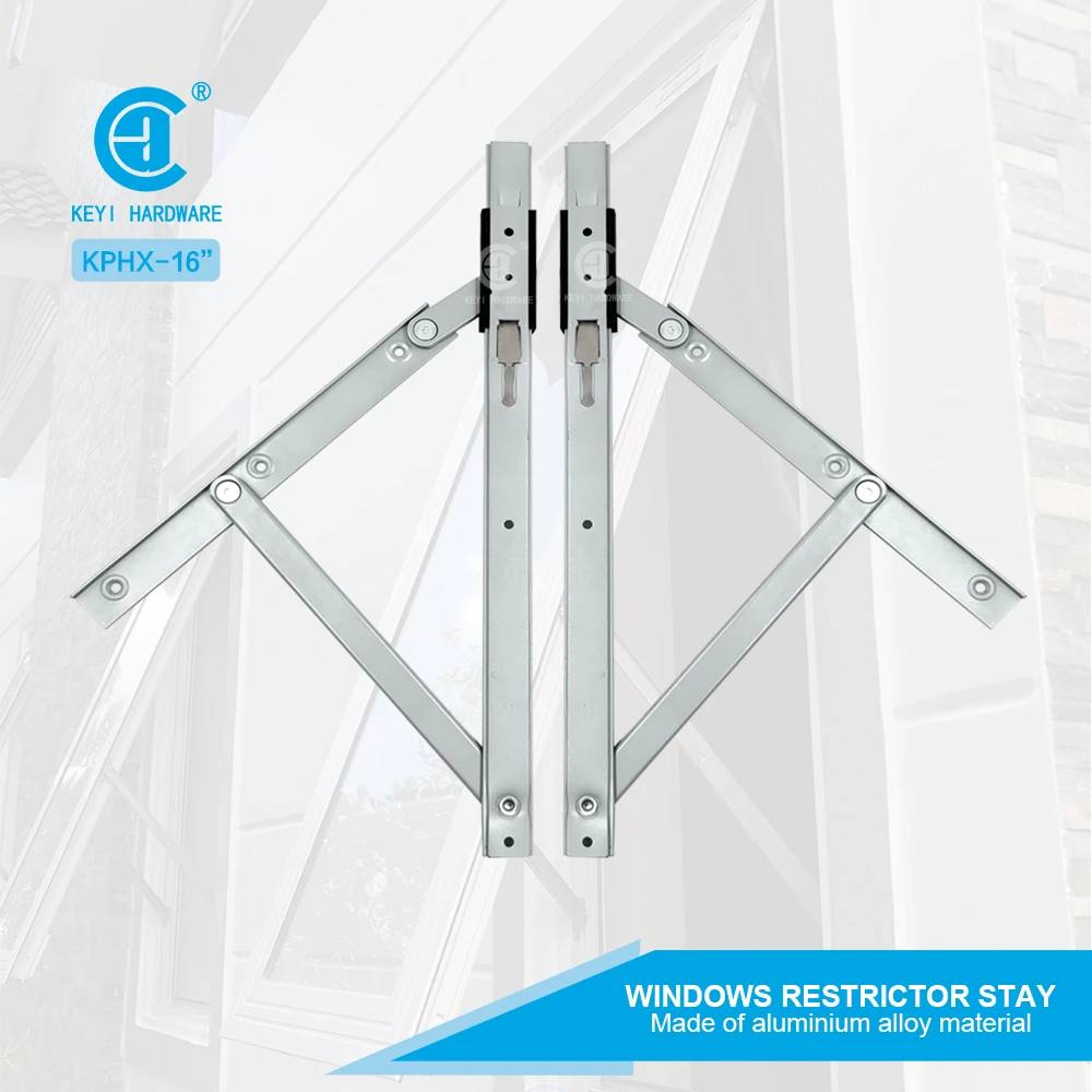 Accesorios para puerta y ventanas de aluminio Алюминиевый телескопический фрикционный рычаг для верхнего подвешенного оконного шарнира