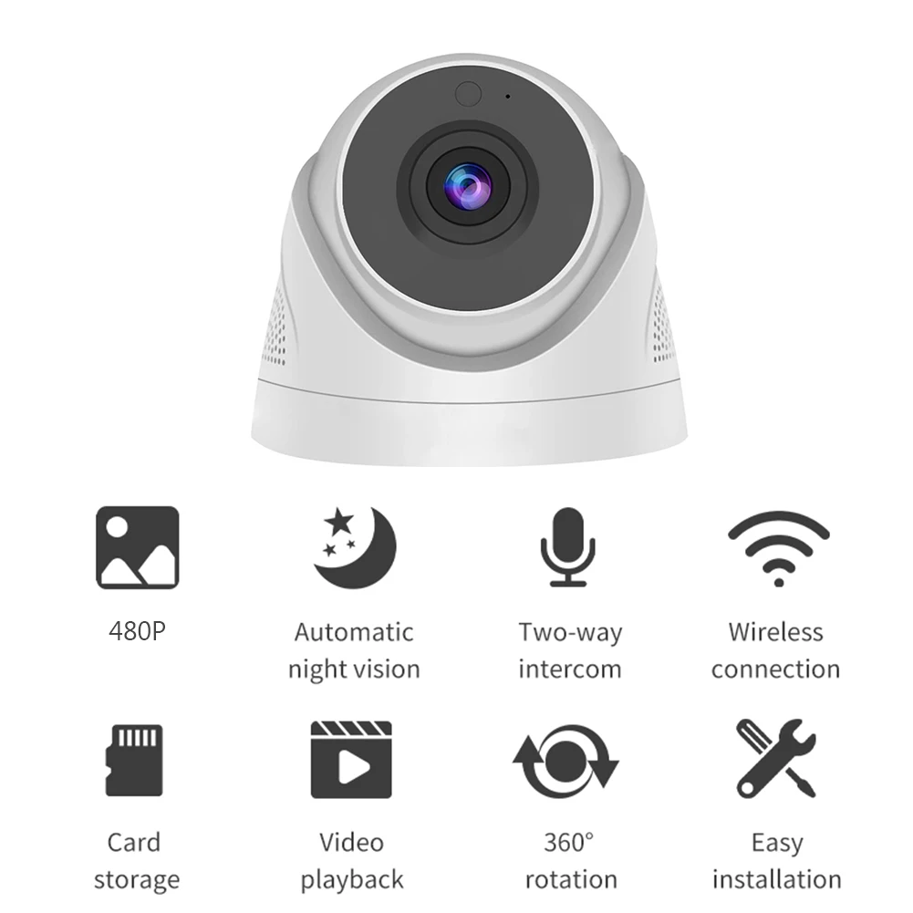 A5 hot selling HD Home Smart Camera Two-way Intercom Wifi Camera HD CCTV Wireless Home indoor Security Camera