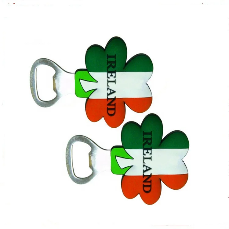 Custom Bottle Opener  Gifts for Guest Souvenir Decoration Refrigerator Magnet PVC Metal Beer Bottle Opener