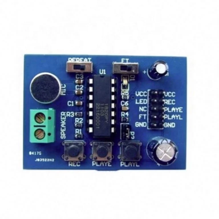 10S Recording Playback Module PCB Board Voice Module Onboard Microphone ISD1820