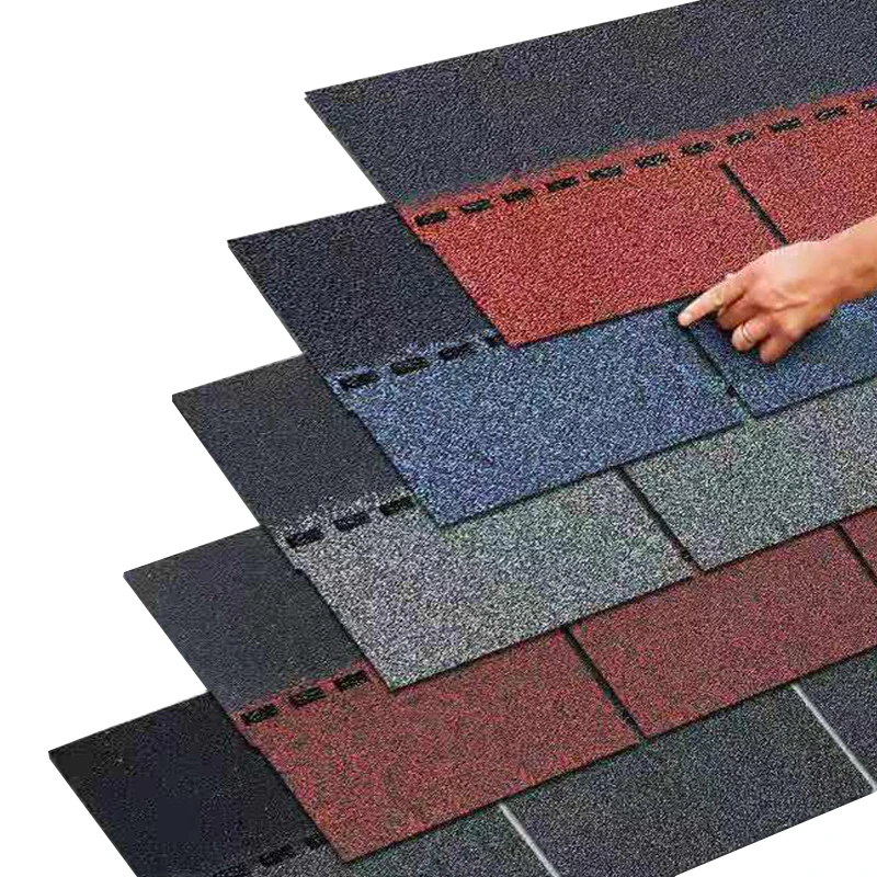 two layered roofing mout fish scale type coffee waterproof and heat insulating asphalt shingles tile