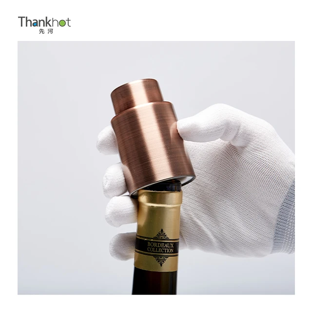 Wine Accessories Durable Vacuum Wine Bottle Stopper Time Scale Record Reusable Wine Preserver Bottle Saver