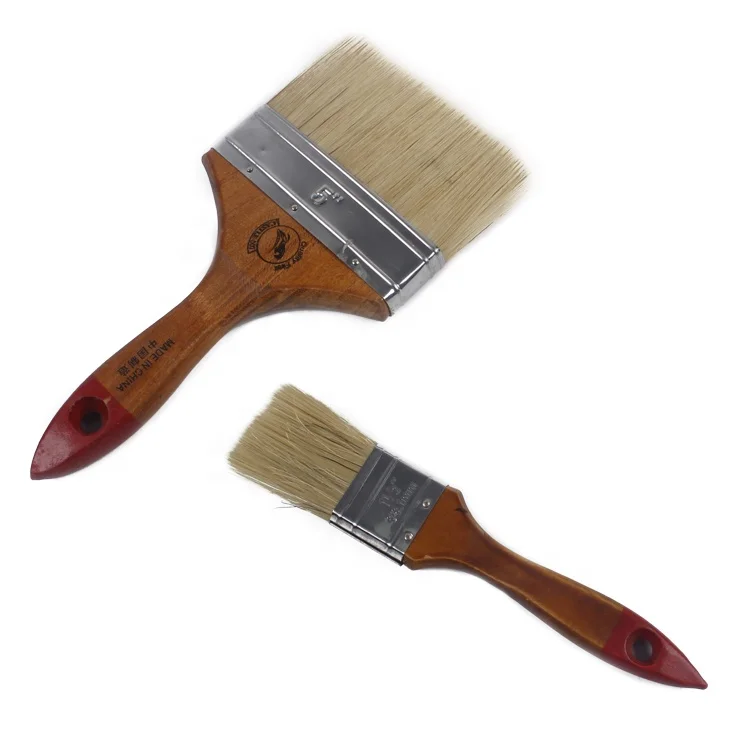 Factory Directly Provide Paint Brush Wood Handle High Quality Bulk Paint Brushes with Various Sizes