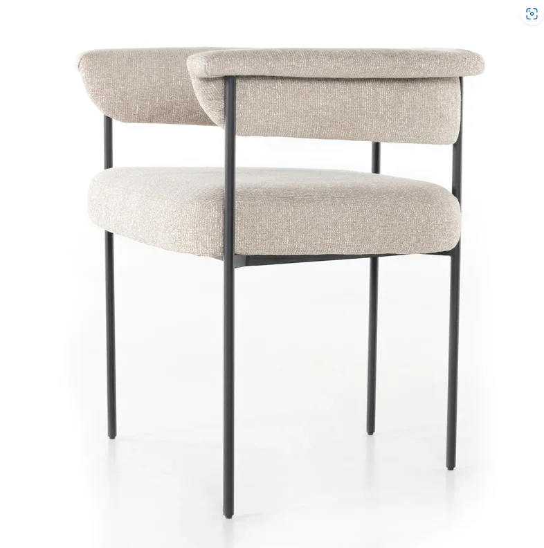 nordic design silla indoor furniture dinning room armchair side chair antique chairs boucle fabric chairs for hotel restaurant