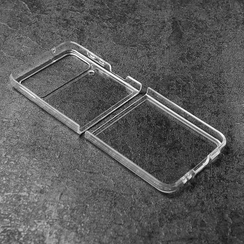 2022 New Phone Case Cover For Samsung Galaxy  Z Flip 4 5G PC Transparent flip 3 Case