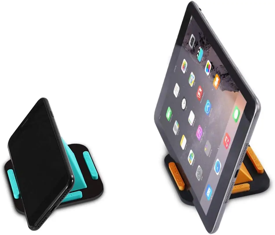 Silicone Cellphone Holder, Multifunctional Pyramid Phone Support, Pyramid Support 4 ANGLES for Cell Phone