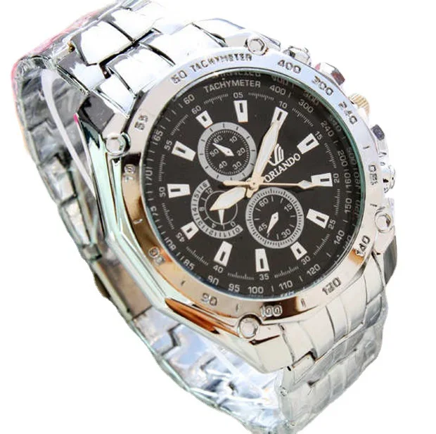 
Hot Selling Mens Watches Quartz Business Classic Trendy Stainless Steel Men Watch OEM 