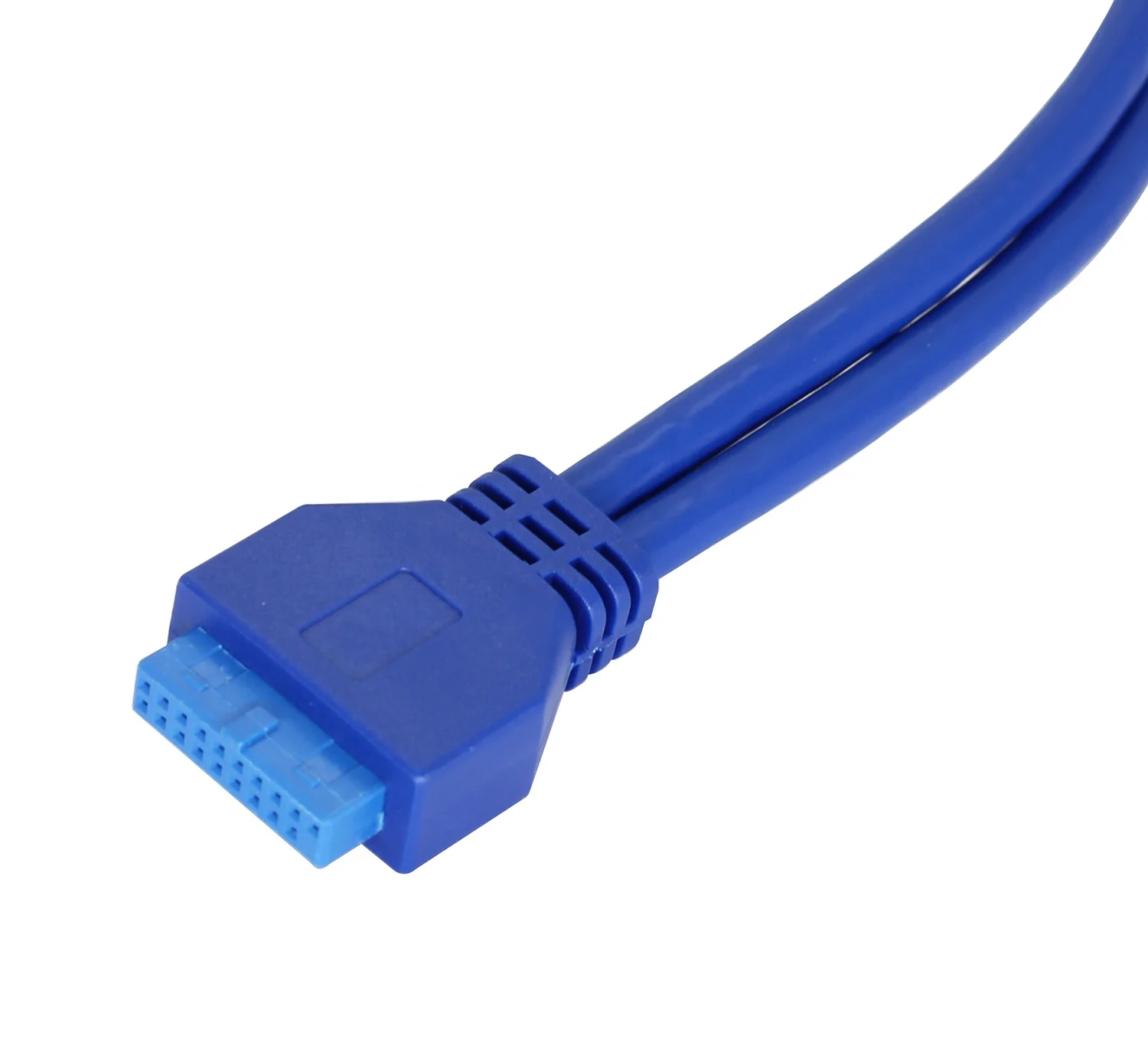 Motherboard Header 20 Pin to Dual USB Panel mount cable Computer USB Extension Cable