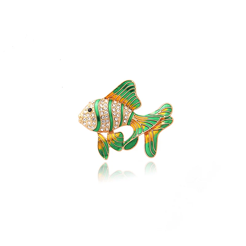 V&R Qingdao Joalheria Jewelry Cartoon Ocean Sea Fish Enamel Brooch Pin