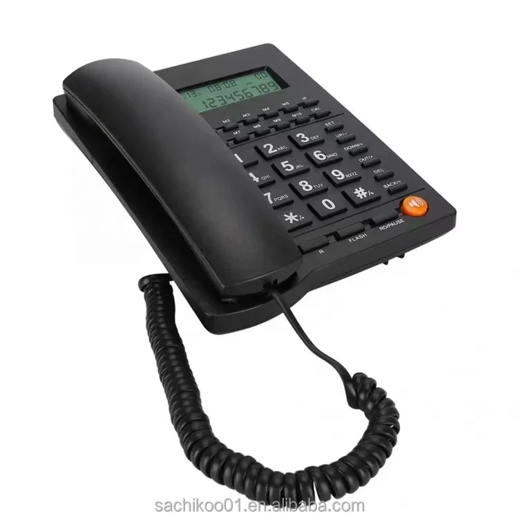 Hot Selling Cheap Corded One-touch Buttons Caller ID Telephone Desktop phone