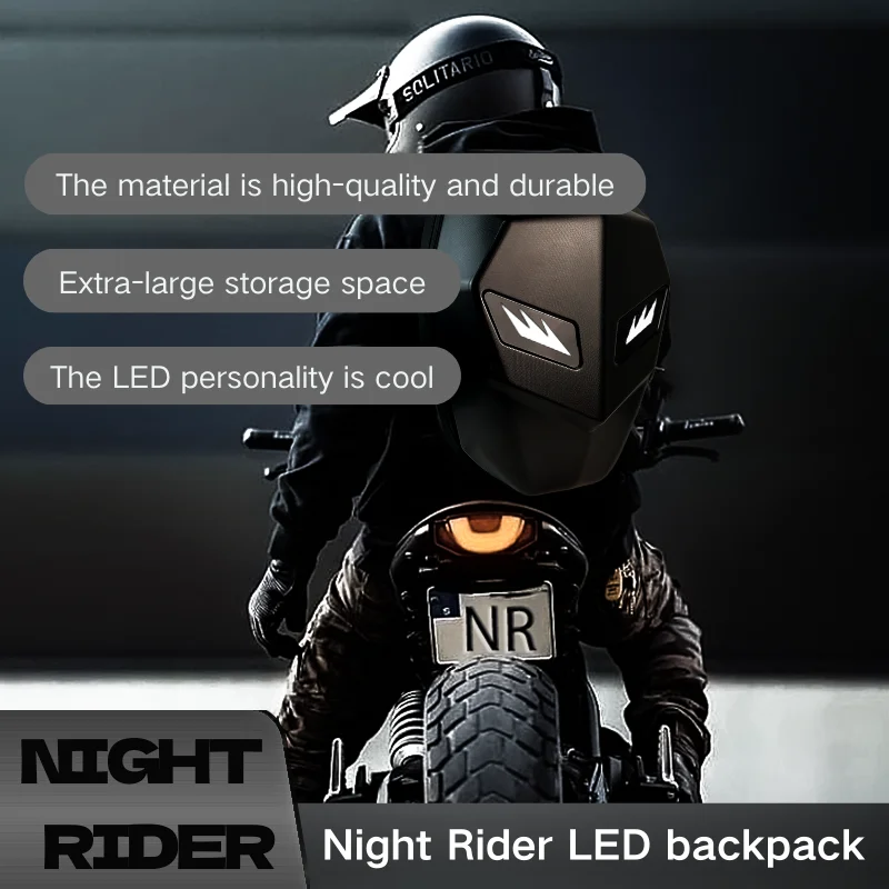 New Led Eye Motorcycle Bag Waterproof Diy Backpack Bluetooth Motorcycle Backpack Riding Bag