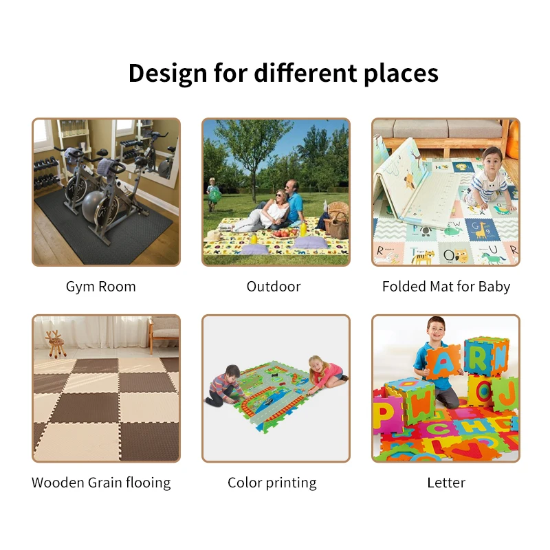 Fairness Baby Cartoon Crawling Mat Home Living Room Game Safe Area Baby Play Mat Non-toxic Play Mats