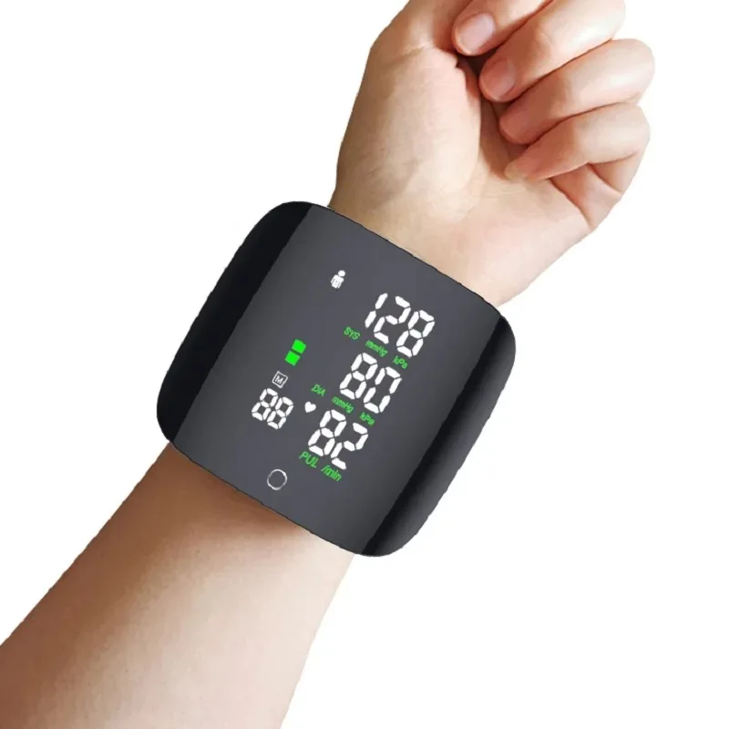 Buy Portable Automatic Smart Electronic Sphygmomanometer Wrist Digital Bp Machine Blood Pressure Monitor