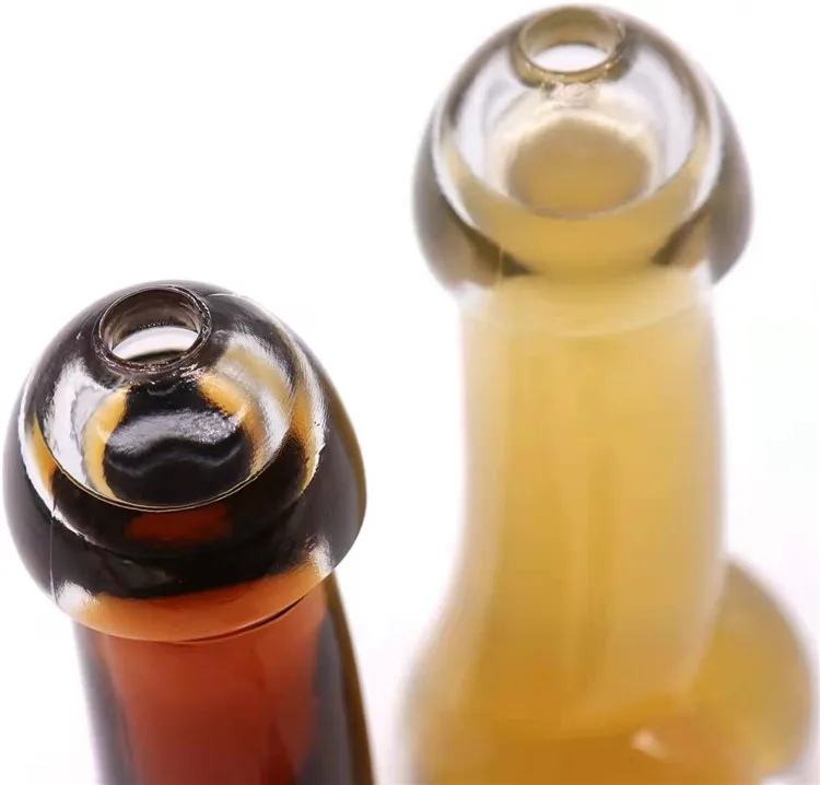 Transparent Penis Shape Drinking Wine Glass Bottle Mug Cocktail Cup Bar Party Dildo Glass Cup