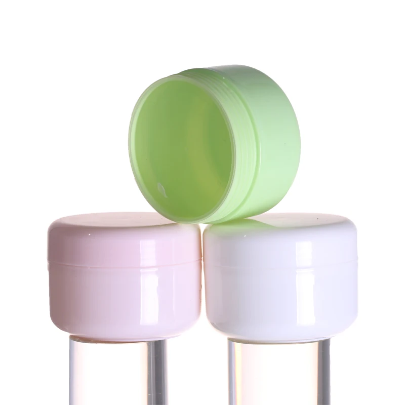 20g 30g 50g 100g 150g 250g custom skin care plastic round food empty black square jars